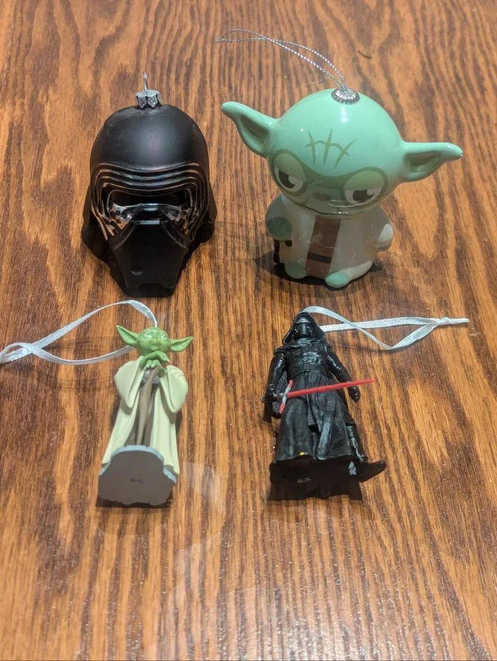 Star Wars Christmas Ornaments Set Of 4 Like New!